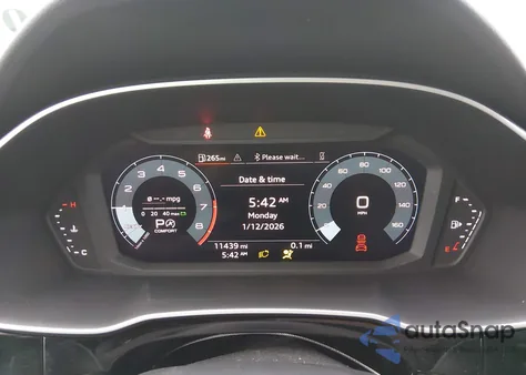 2024 Audi Q3 Premium 45 Tfsi S Line Quattro Tiptronic из США, поврежденный, VIN WA1DECF3XR1151063